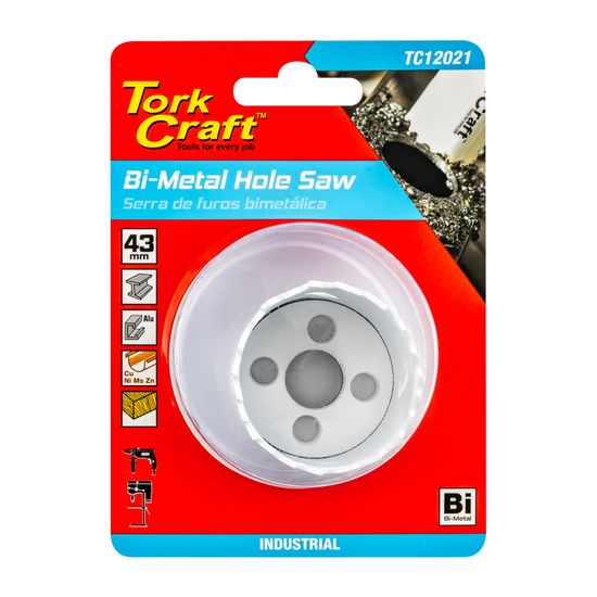 Hole Saw Bi-metal 43mm