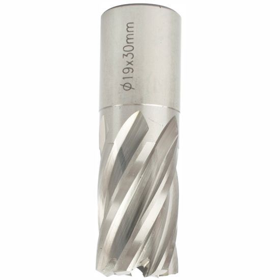 Annular Hole Cutter Hss 19 X 30mm Weld Shank 19.05mm