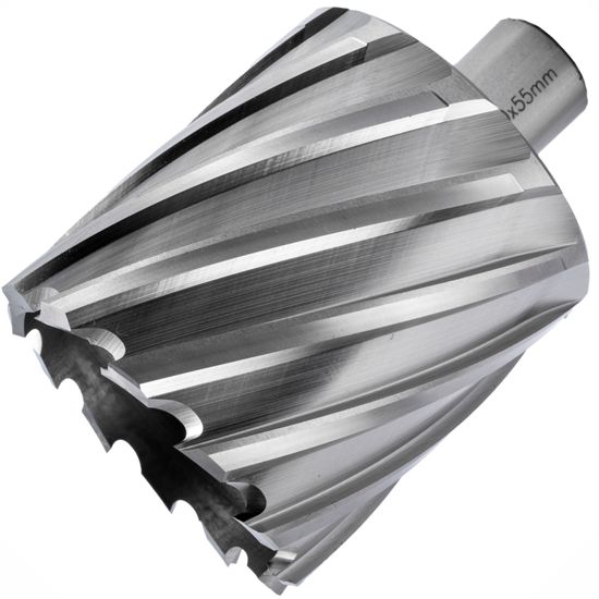 Annular Hole Cutter Hss 60 X 55mm Weld Shank 19.05mm