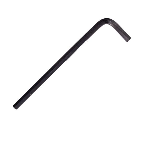 L-wrench Hex 5.0x115x26mm Long Crv Black
