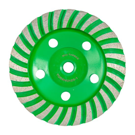 Diamond Grinding Cup Wheel 125mm X M14 Turbo Cold Pressed Contractor