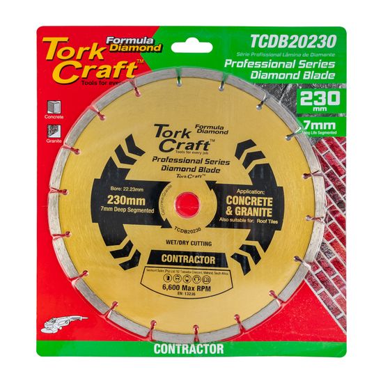 Diamond Blade 230mm Segmented Profesional