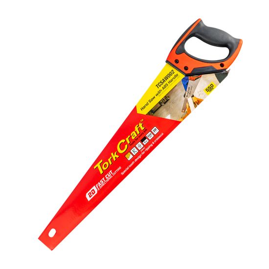 Hand Saw 550mm 7tpi 0.9mm Temp. Blade Abs Handle