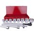 Socket Set 12pc 1' Drive 6pt 46 - 80mm In Metal Case
