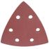 Sanding Triangle Sheet 120grit 94x94x94mm 5/pack W/holes Hook & Loop