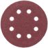 Sanding Disc 115mm 80 Grit With Holes 10/pk Hook And Loop