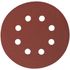 Sanding Disc 125mm 240 Grit With Holes 10/pk Hook And Loop