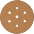 Gold Disc (50 Pieces) 60 Grit 150mm X 6+1 Holes Hook And Loop