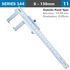 Vernier Caliper 150mm 0.04mm Acc. Outside Point 0.02mm Grad. S/steel