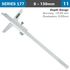 Vernier Depth Caliper 150mm 0.03mm Acc. 0.02mm Grad. S/steel