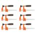 Jorgensen 6' 150mm M/duty 6 Pack Steel Bar Clamp
