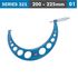 Outside Micrometer 200-225mm 0.008mm Acc. 0.01mm Grad.