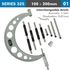 Outside Micrometer 100-200mm 0.004mm Acc. 0.01mm Grad. With Interch. A