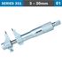Inside Micrometer 5-30mm With Setting Ring 0.007mm Acc.0.01mm Grad.