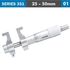 Inside Micrometer 25-50mm With Setting Ring 0.008mm Acc. 0.01mm Grad.