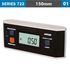 Digital Leveler 360deg 150x60mm 0.05 Deg. Res. Al Frame