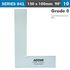 Flat Edge Square 90 Deg. Grade 0 150x100mm