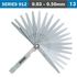 Feeler Gauge 100mm 0.03 - 0.50mm 13 Leaves Din2275