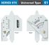 Welding Gauge 7 X Measuring Appl. 10,20,1-35,40mm,60deg Range S/steel