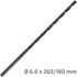 Hss Drill Bit 6mm 260 X 180 Extra Long