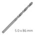 ALPEN Pro Hss 5mm Drill Din 338 Rn 135 Split Point Plastic Wallet (1