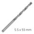 ALPEN Pro Hss 5.5mm Drill Din 338 Rn 135 Split Point Plastic Wallet (