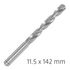 ALPEN Pro Hss 11.5mm Drill Din 338 Rn 135 Split Point Plastic Wallet
