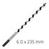 Wood Auger Drill Bit 6 X 235mm