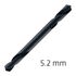 Hss Super Drill Bit Double Ended 5.2mm Pouched