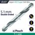 Hss Super Drill Bit Double Ended 5.1mm 2/pouch