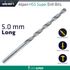 Hss Super Drill Bit Long 5 X 132mm Pouch