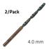 Hss Sprint Master 4.0mm X2 Sleeved Din338 ALPEN Drill Bit