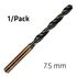 Hss Sprint Master 7.5mm X1 Sleeved Din338 ALPEN Drill Bit