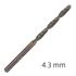 Hss Sprint Master 4.3mm Bulk Din 338 ALPEN Drill Bit