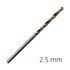 Hss Sprint Master 2.5mm 10-pack Hang Tag Din 338 ALPEN Drill Bits