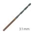 Hss Sprint Master 3.1mm 10-pack Hang Tag Din 338 ALPEN Drill Bits