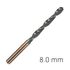 Hss Sprint Master 8.0mm 10-pack Hang Tag Din 338 ALPEN Drill Bits