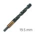 Hss Sprint Master 19.5mm Red Shank 12.5mm X1 Sleeved Din338 ALPEN Dril
