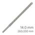 Force X 14.0 X 260/200 Sds-plus Rebar Drill Bit X4 Cutting Edges - Bul