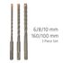 Force X Sds Set 3 Pcs 6/8/10 Mm X 160