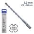 Sds Plus 210 X 150 5.0mm Hammer Bit Plastic Wallet