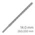 Force X 14.0 X 260/200 Sds-plus Rebar Drill Bit X4 Cutting Edges