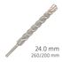 Force X 24.0 X 250/200 Sds-plus Rebar Drill Bit X4 Cutting Edges