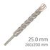 Force X 25.0 X 250/200 Sds-plus Rebar Drill Bit X4 Cutting Edges