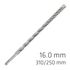 Force X 16.0 X 310/250 Sds-plus Rebar Drill Bit X4 Cutting Edges