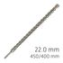 Force X 22.0 X 450/400 Sds-plus Rebar Drill Bit X4 Cutting Edges