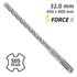 Force X 32.0 X 450/400 Sds-plus Rebar Drill Bit X4 Cutting Edges