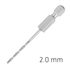 Hss Super Drill Bit Hex Shank 2mm