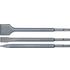 Sds Chisel Set Plastic Tube Point X250mm Flat 20x250 Flat 40x250
