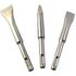 Sds Short Chisel Set Plastic Tube Point X140mm Flat 20x140 Wide 30x140